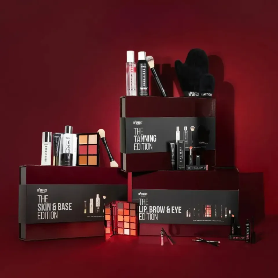 BPerfect The Festive Trio make-upset gezicht ogen tan cadeau