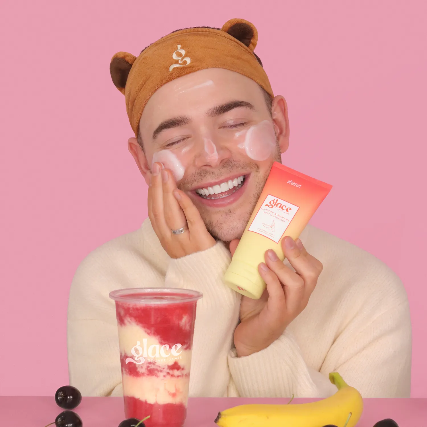 BPerfect Glace Cherry Banana cleanser 150ml hydraterend