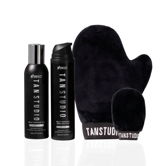 BPerfect Tan Studio Trio Medium zelfbruiner 3-delig