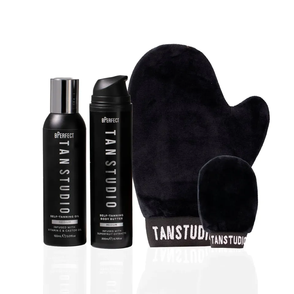 BPerfect Tan Studio Trio Medium zelfbruiner 3-delig