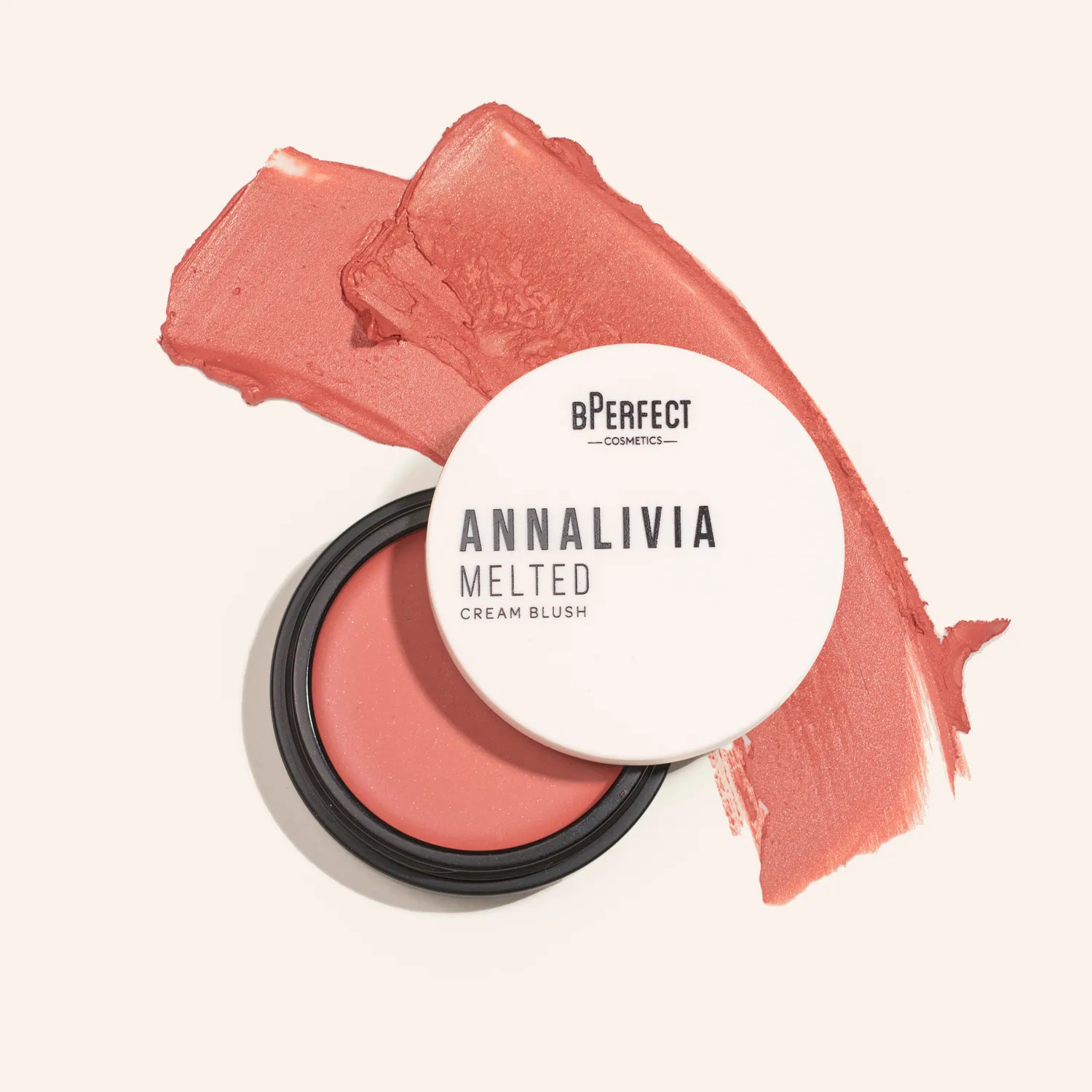 BPerfect Annalivia Melted Cream Blush Cinnamon blush stralend