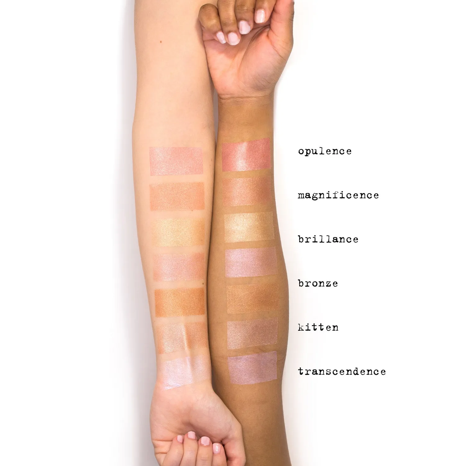 Stila Heaven's Hue highlighter Kitten shimmer nude roze 10g