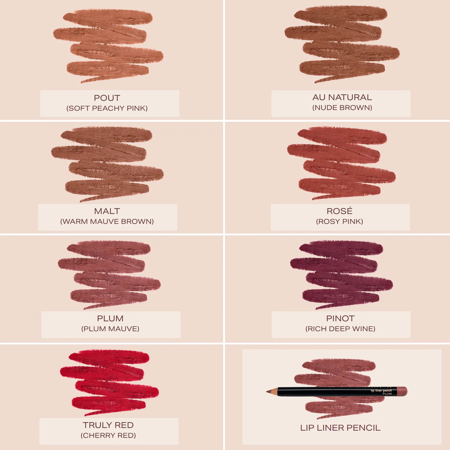 Youngblood Lip Liner Pencil lippotlood romig soft-mat
