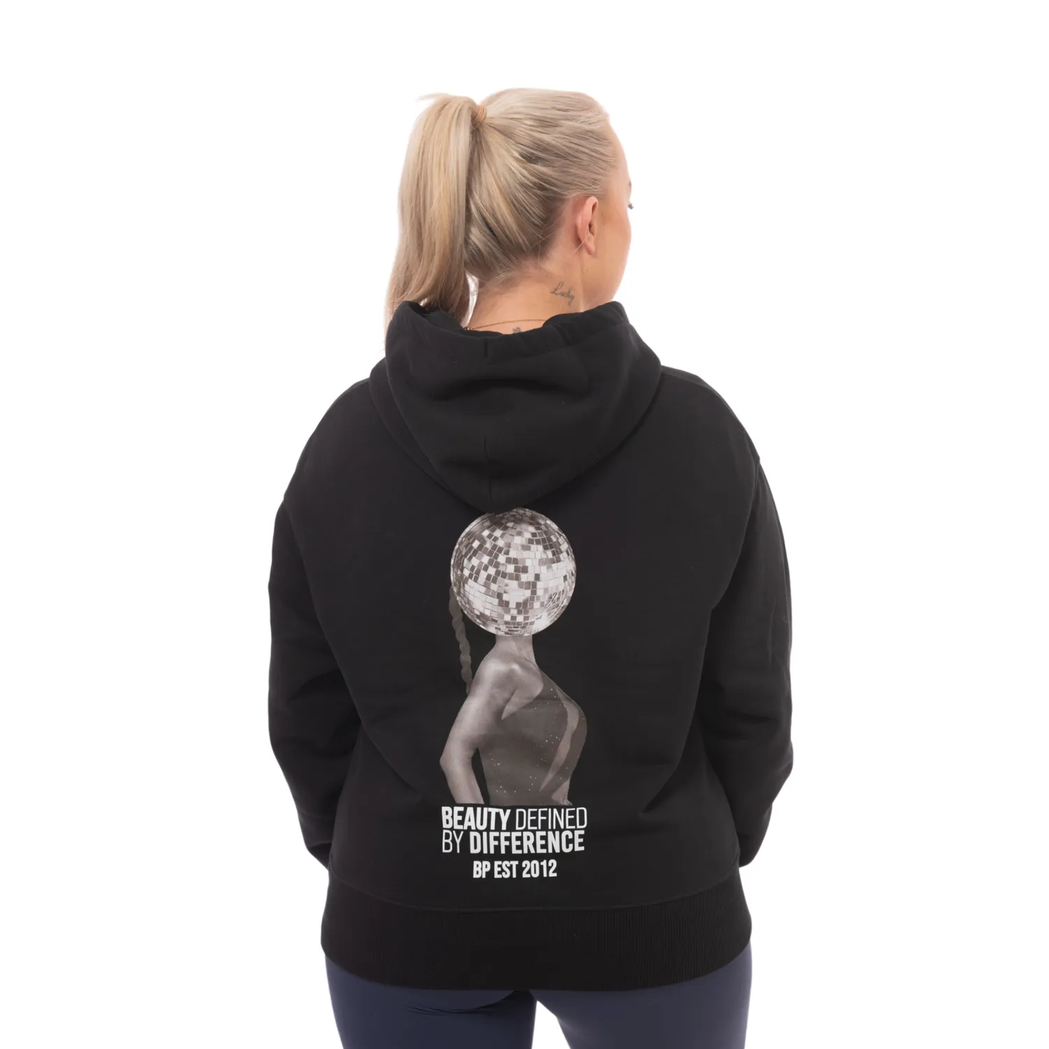 BPerfect Black hoodie zwart 400gsm organisch katoen