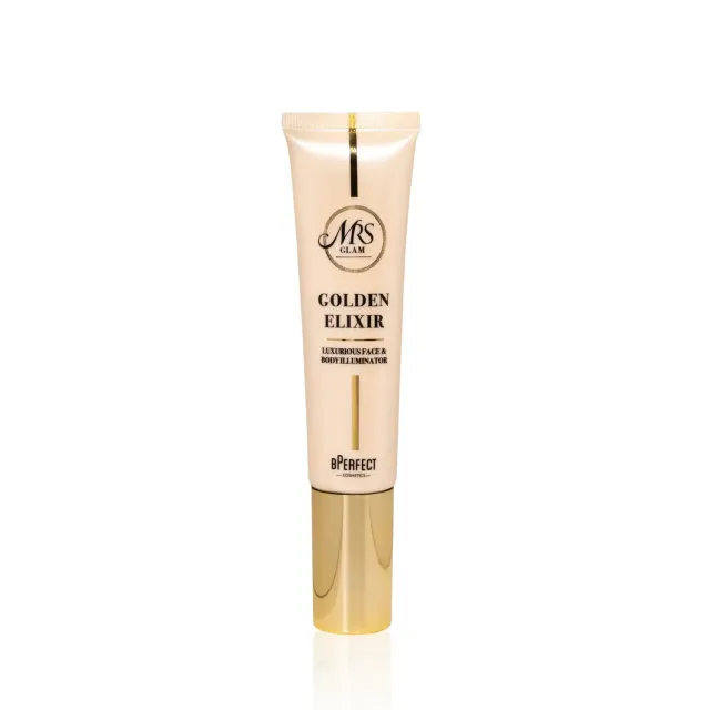 BPerfect Mrs Glam Golden Elixir illuminator 35ml glow