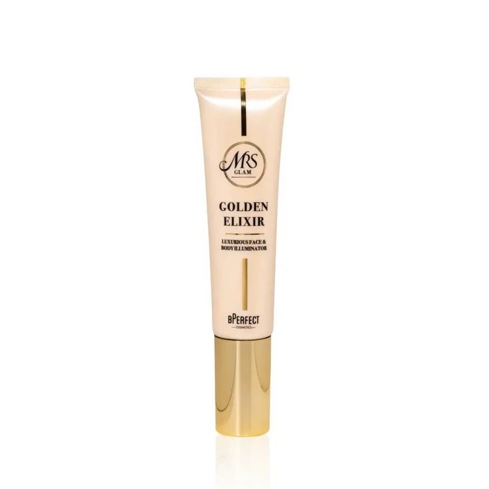 BPerfect Mrs Glam Golden Elixir illuminator 35ml glow