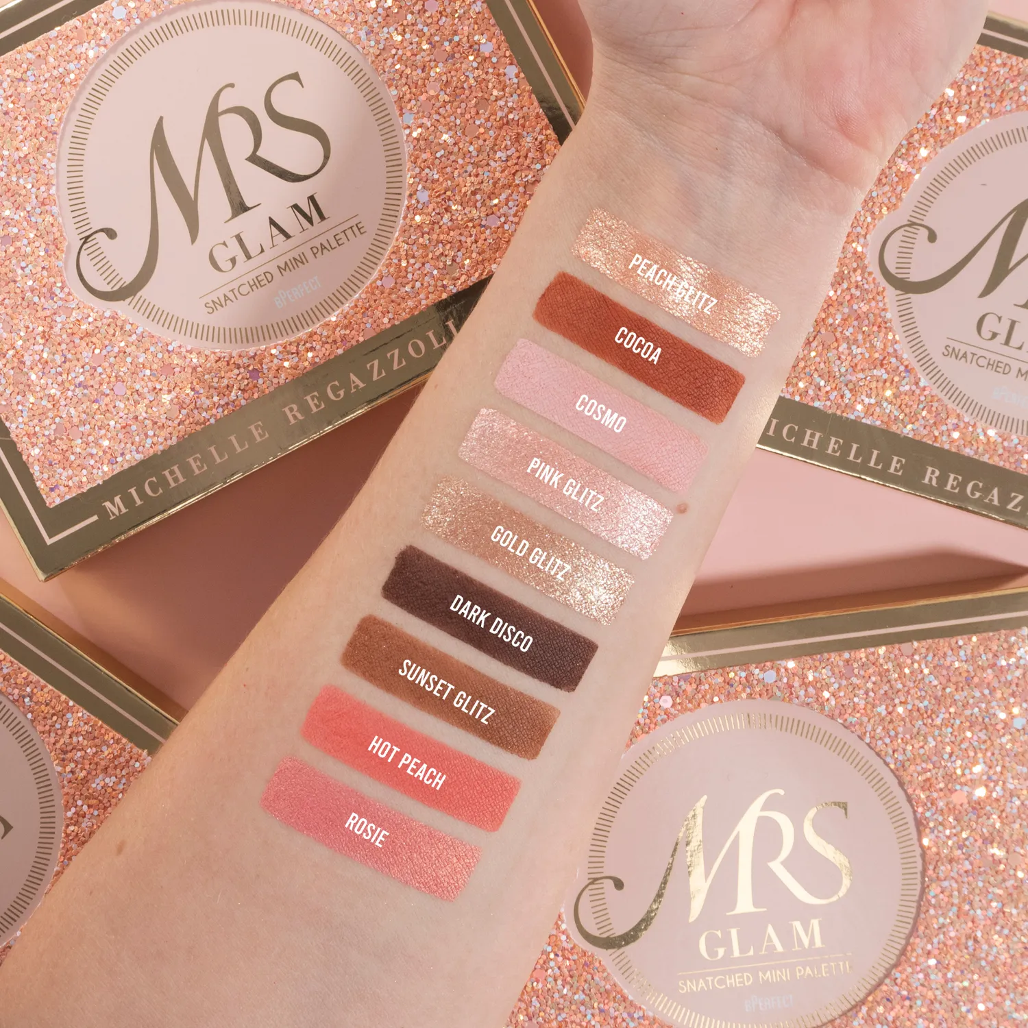 BPerfect Mrs Glam Snatched Mini palette 22g