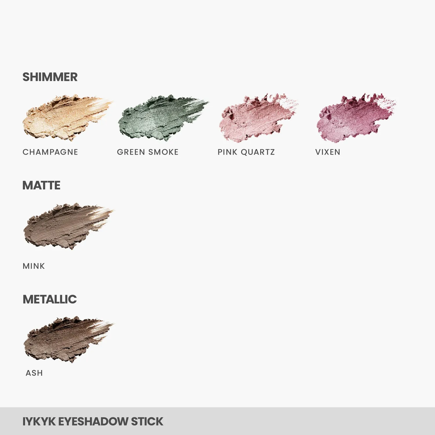 Wonderskin IYKYK Eyeshadow Trio sticks zachte dekking
