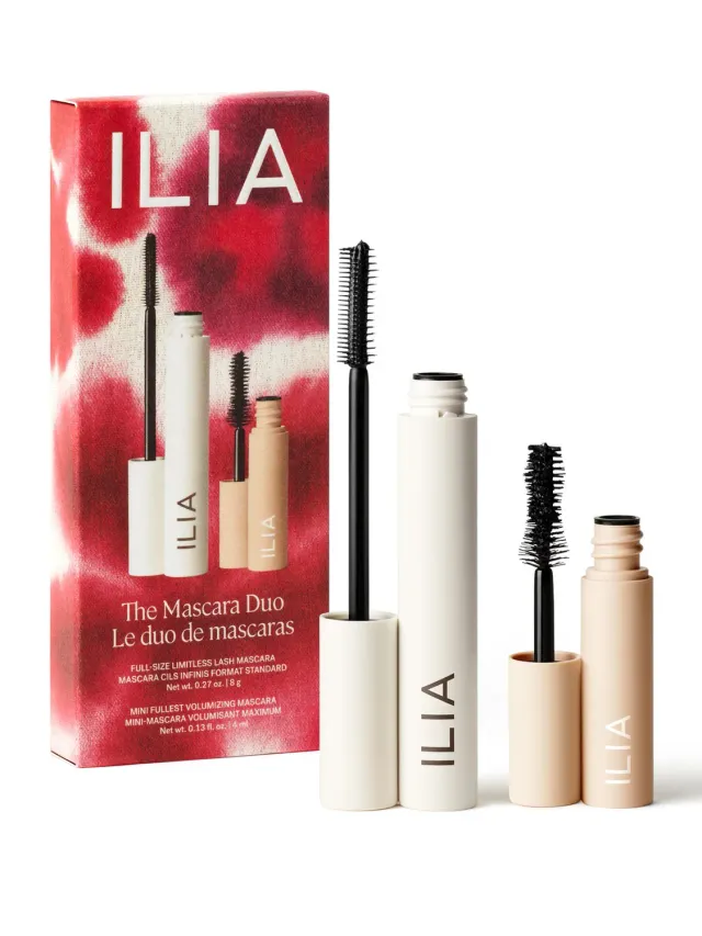 ILIA Mascara Duo mascaraset After Midnight + zwart