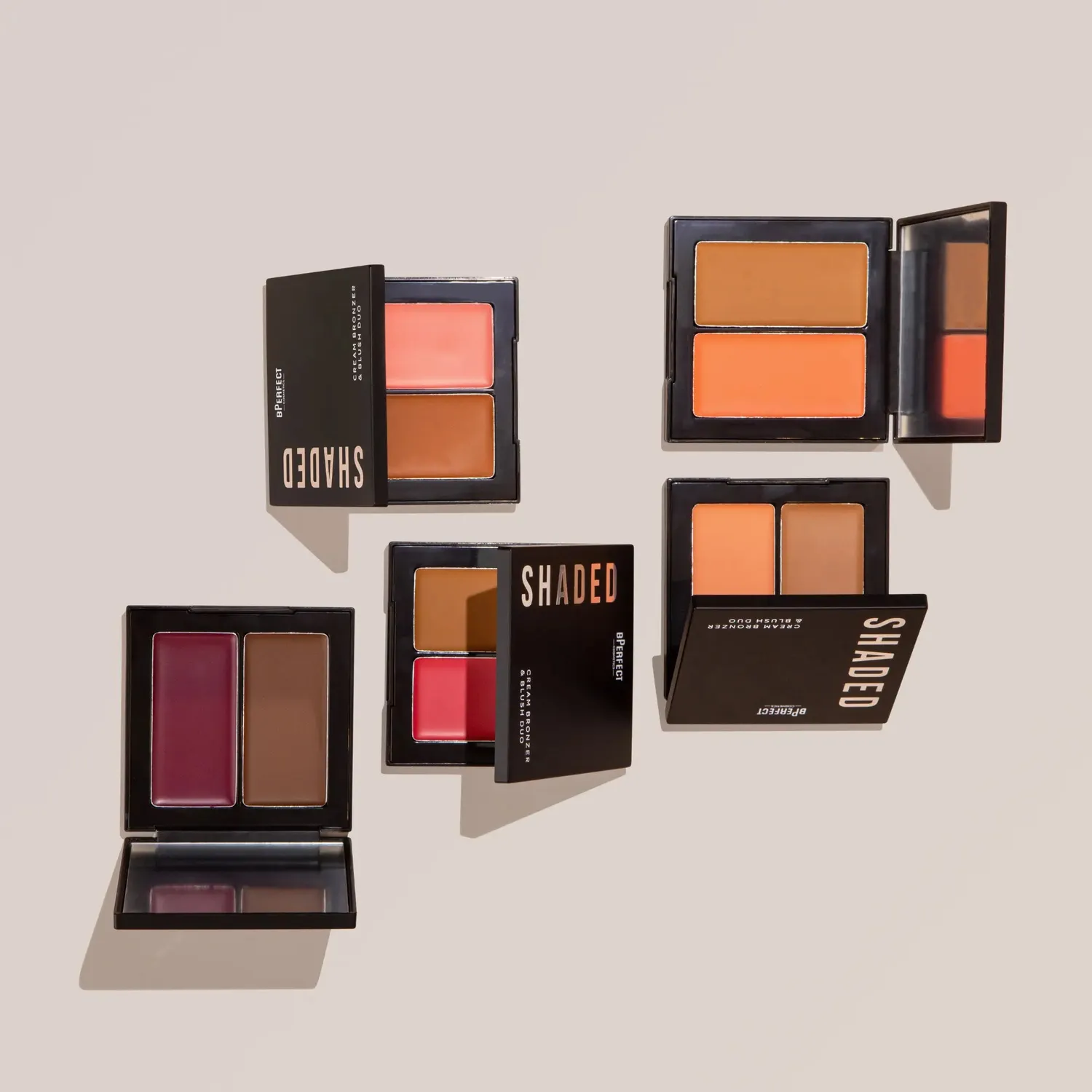 BPerfect Shaded Cream Bronzer & Blush Duo 01 Light