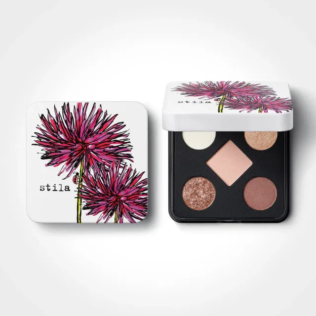Stila Pocket Play Pretty Petal oogschaduwpalette roze shimmer