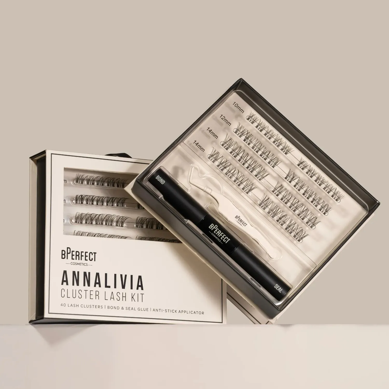 BPerfect Annalivia Cluster Lash Set wimpers 40 stuks