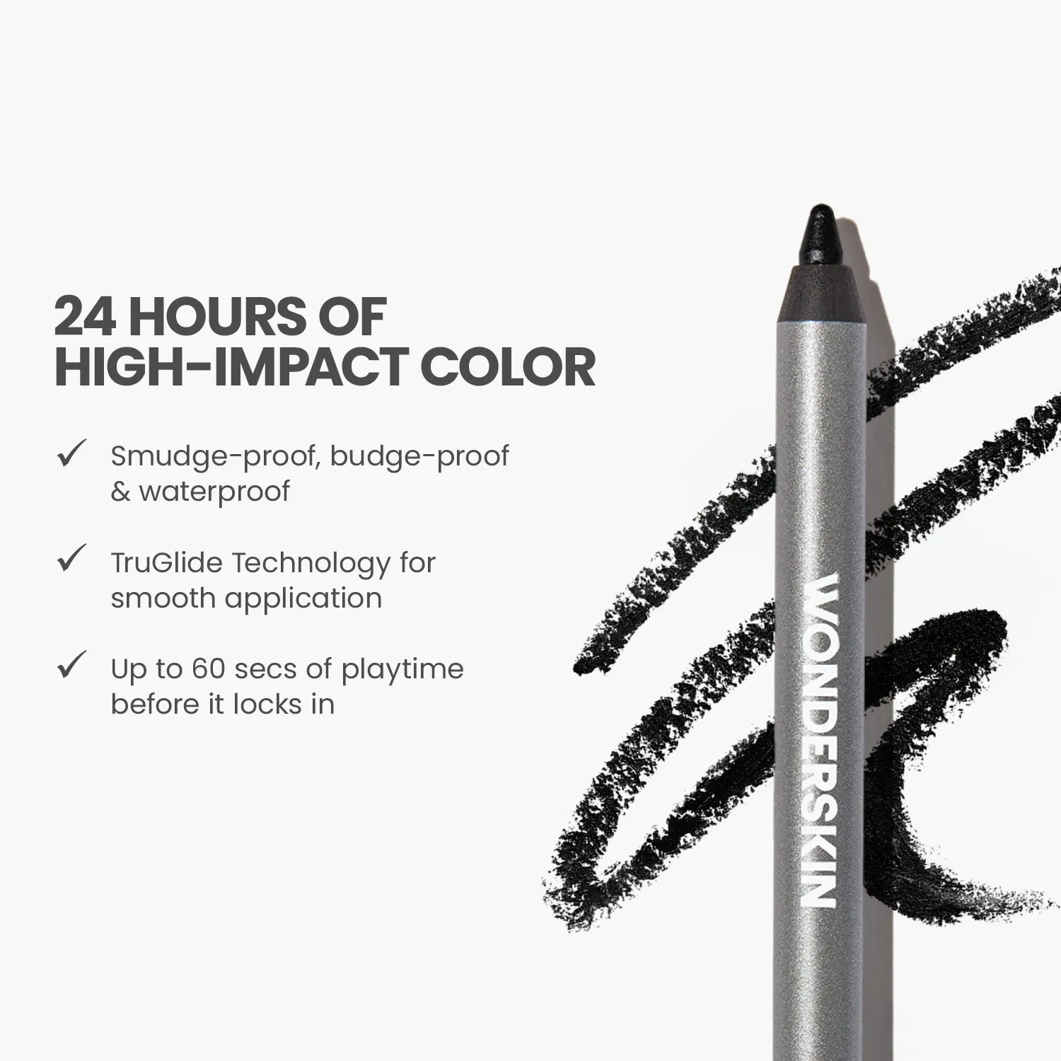 Wonderskin Tear-proof Eye Duo eyeliner mascara set zwart