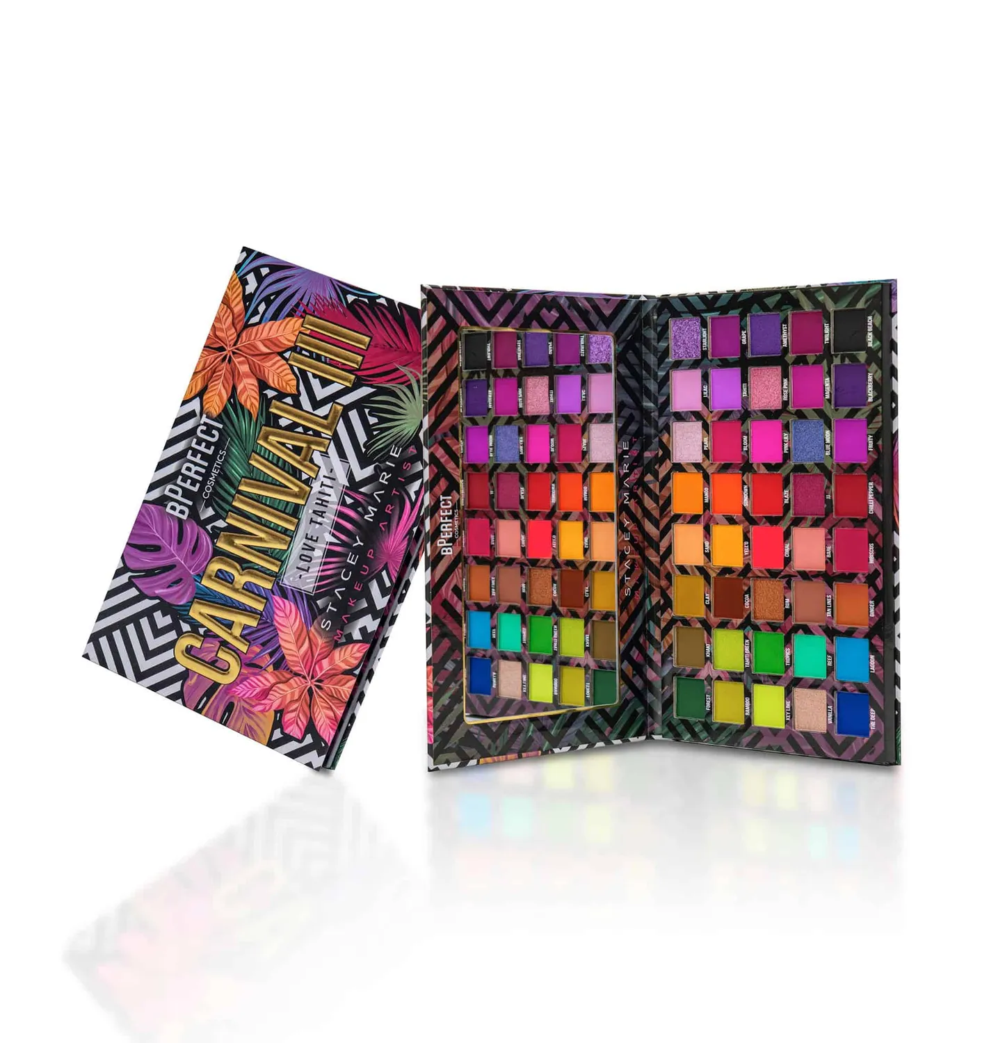 BPerfect Carnival III Love Tahiti Palette oogschaduw 64g