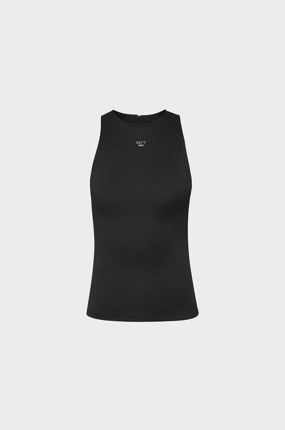 REFY Fitted Vest top aansluitend zwart XS-XXL