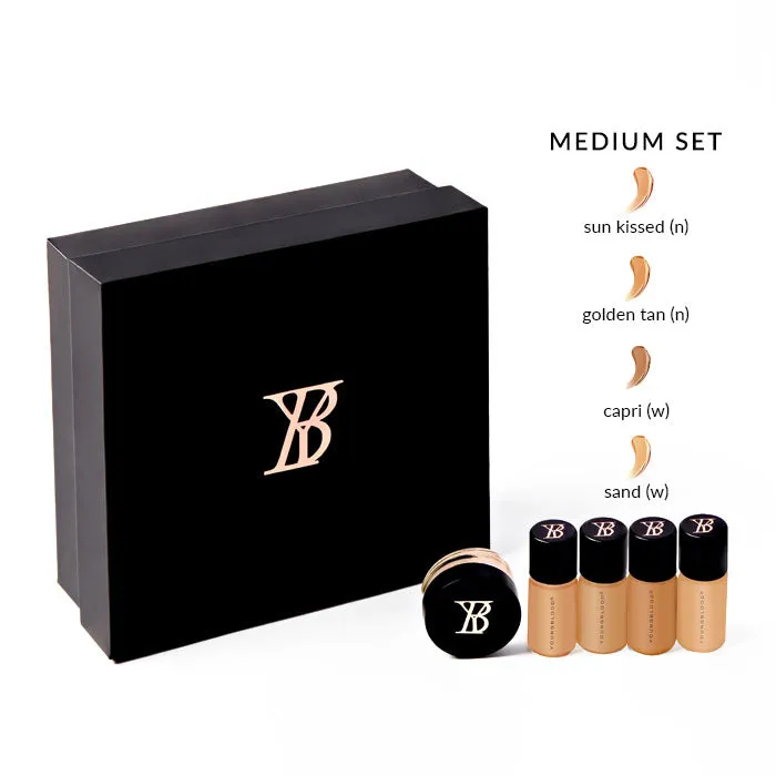 Youngblood Liquid Mineral Foundation Minis proefset Fair