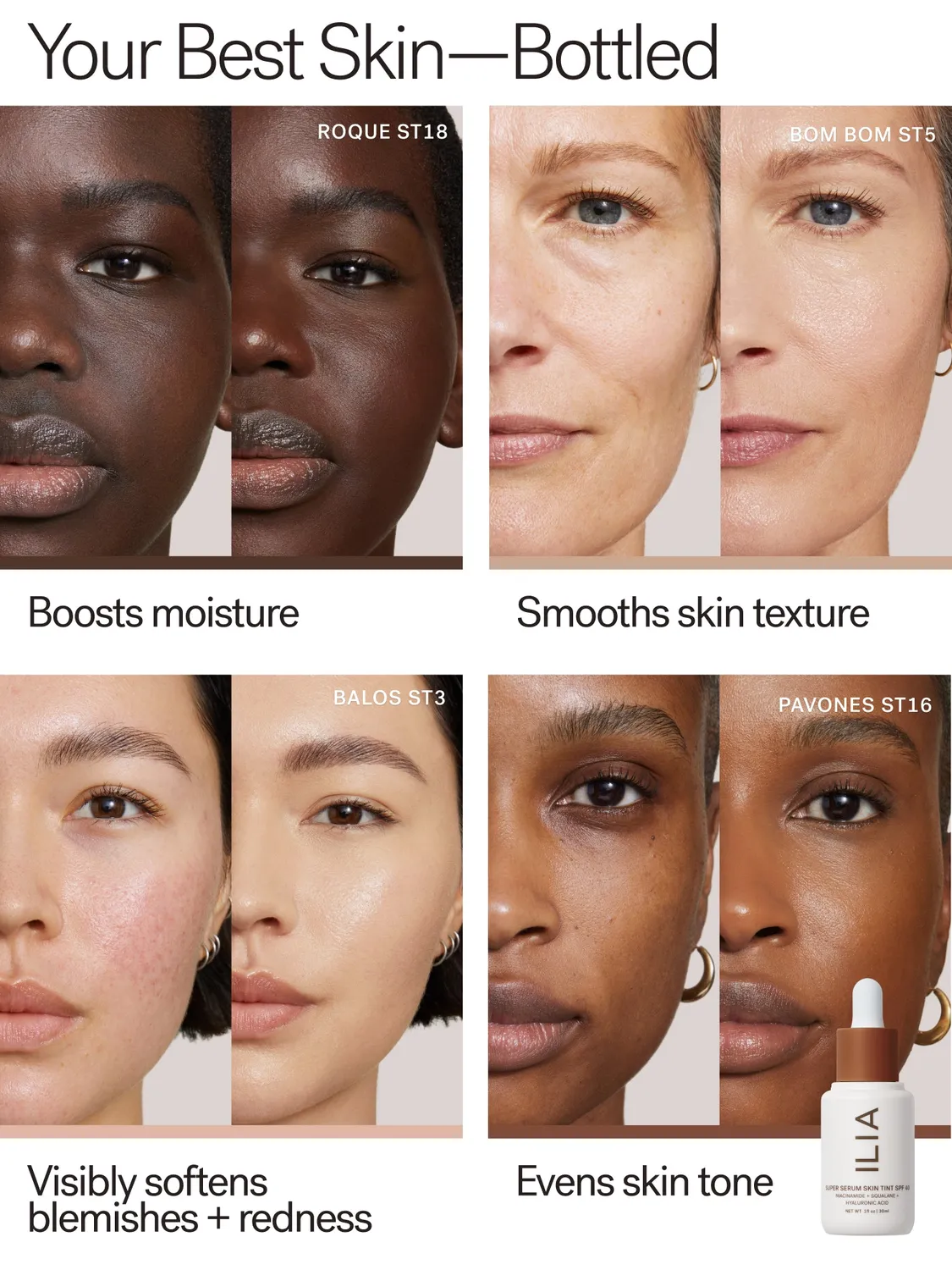ILIA Skin Tint + Finishing Powder Duo set SPF40