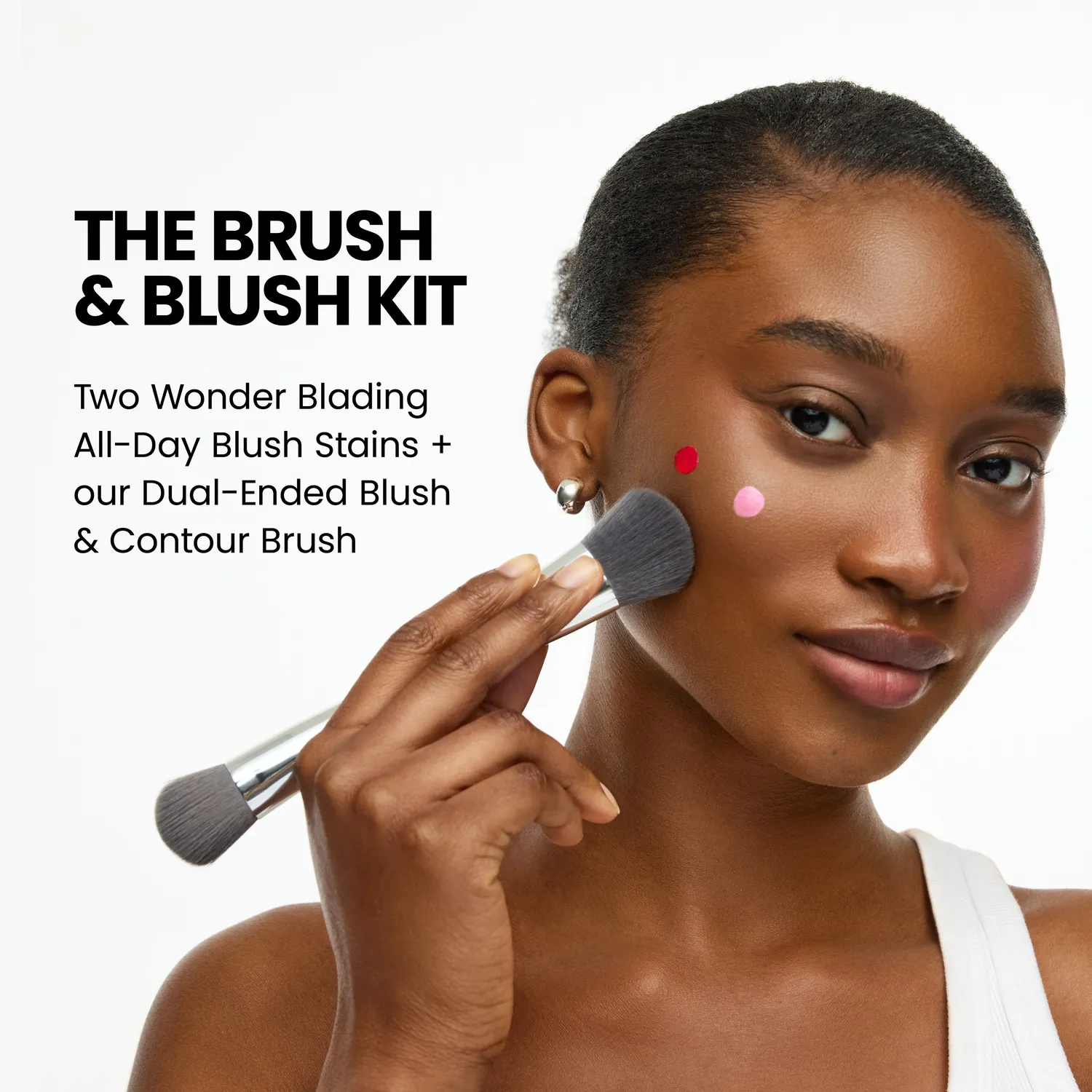 Wonderskin Wonder Blading Brush and Blush Duo blushset