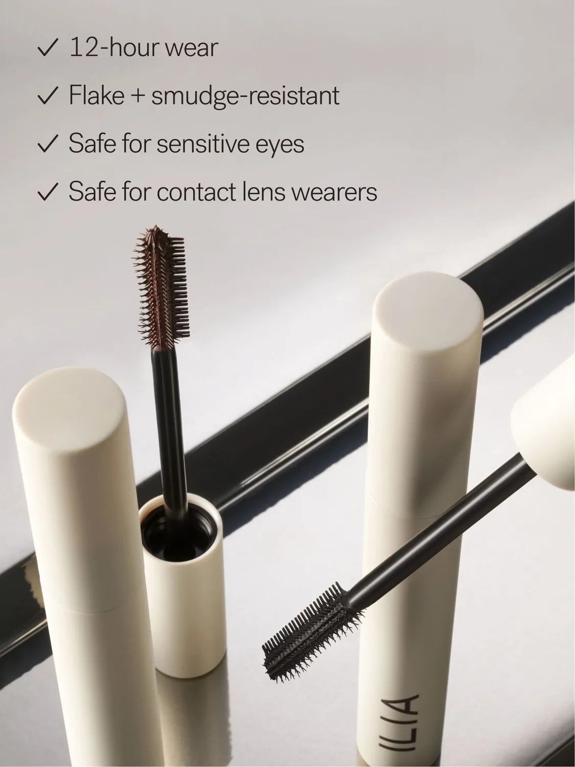 ILIA Mascara Duo mascaraset After Midnight + zwart