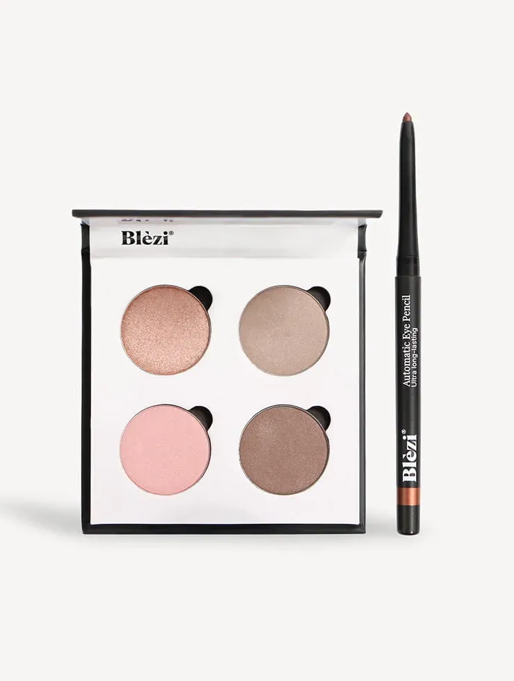 Blezi Blue Eyes Vivid Eye Make-up Set Brons Oogschaduw Palette