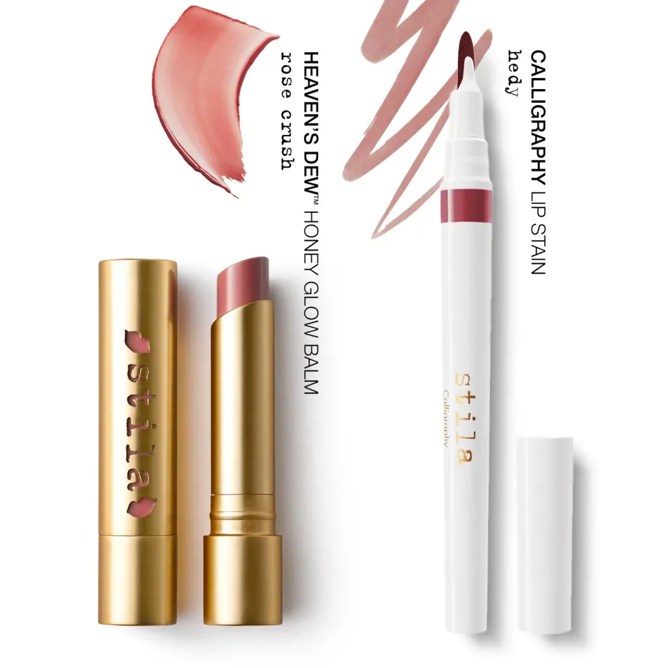 Stila Rose Pout lippenset Rose Crush + Hedy 2-delig