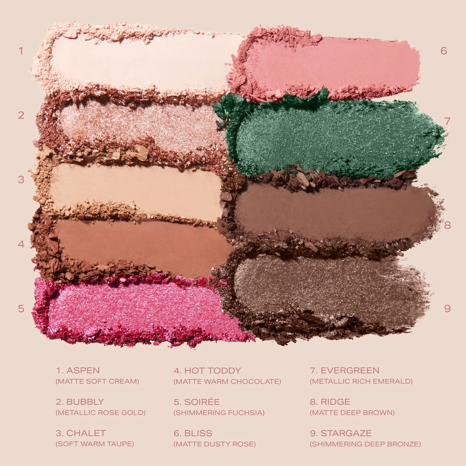 Youngblood Weekender II palette 13 kleuren stralende finish