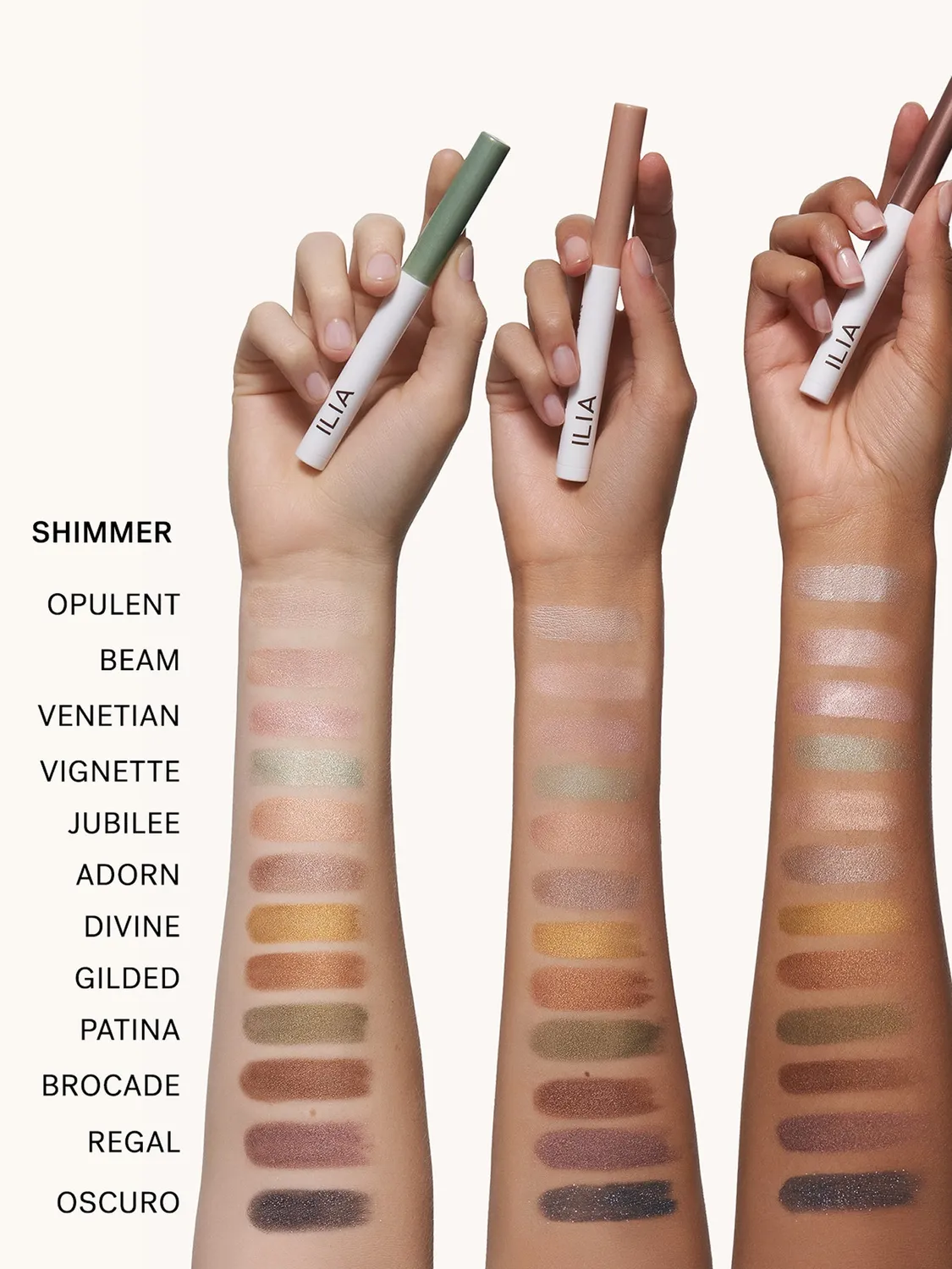 ILIA Sunscreen + Color Routine set SPF50 4-delig