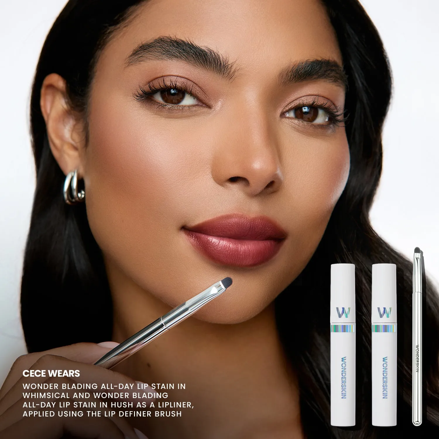 Wonderskin Wonder Blading Lip Stain Your Way set 2 stuks