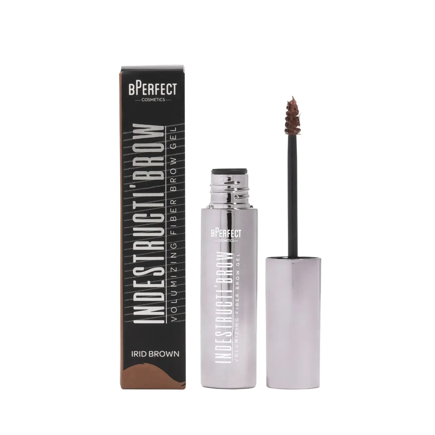 BPerfect Indestructi'Brow Brow Fiber Gel Brown volume