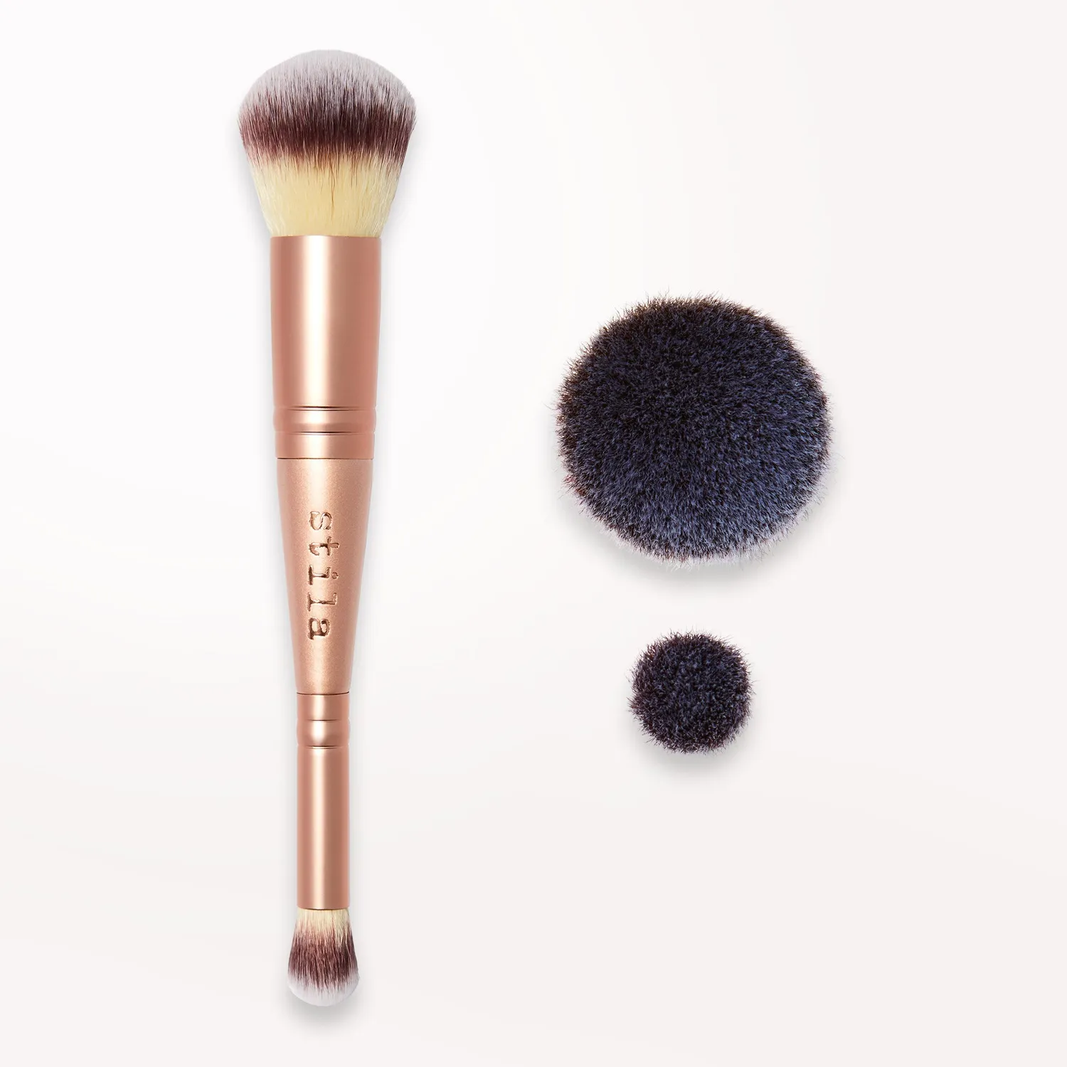 Stila Double-Ended Complexion Brush kwast vegan dubbelzijdig