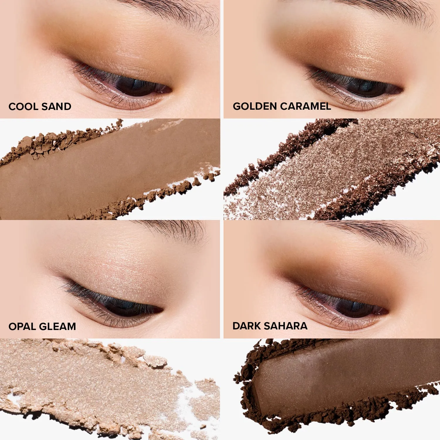 DEAR DAHLIA Dream Velvet Oogschaduwpalette Moonlit Desert stralend