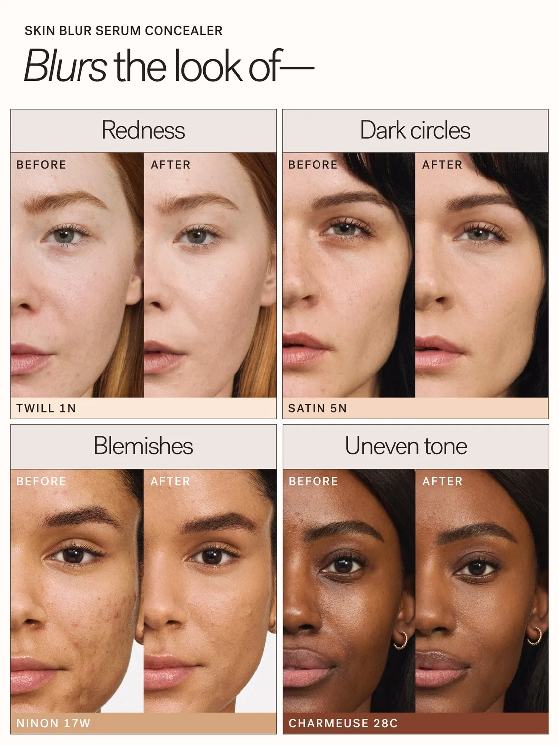 ILIA Protect + Blur Duo set SPF50 concealer stralend