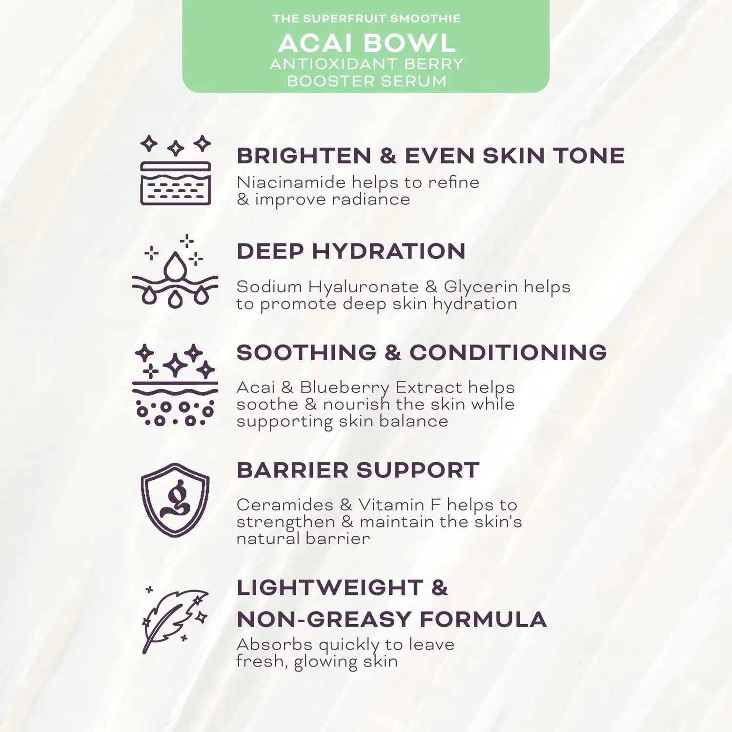 Glace by Jake-Jamie Acai Bowl Serum 30 ml glow
