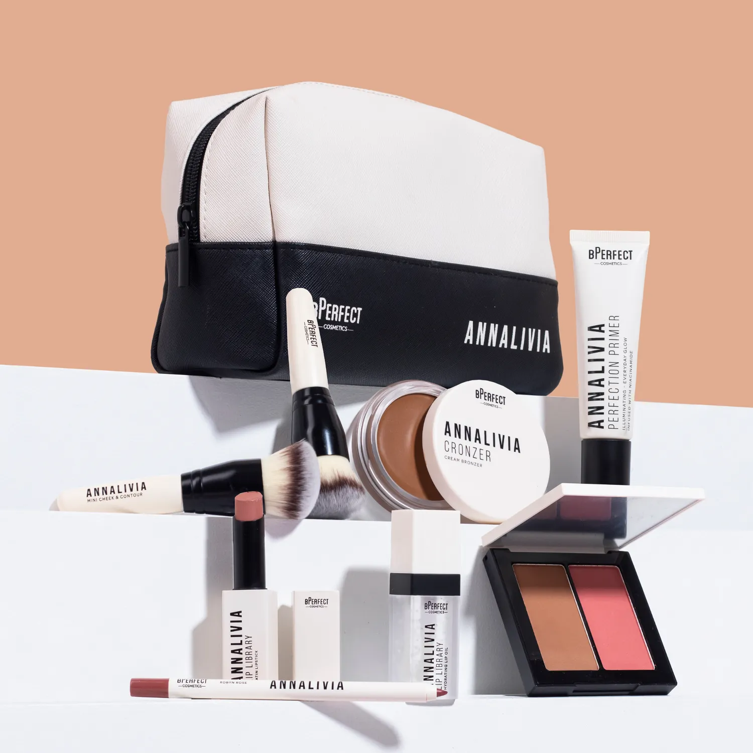 BPerfect x Annalivia The Collection make-up set compleet vegan