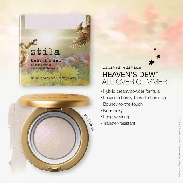 Stila Heaven's Dew All Over Glimmer highlighter Rainbow