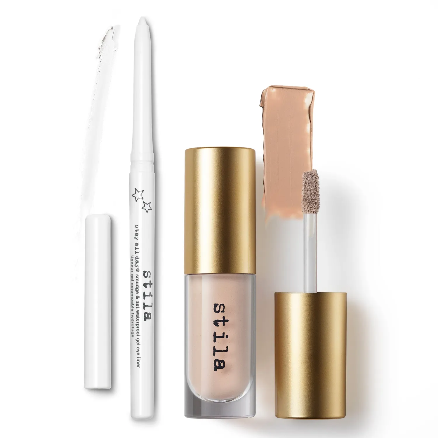 Stila Bright Eye Bundle eyeliner oogschaduw Marshmallow Crema