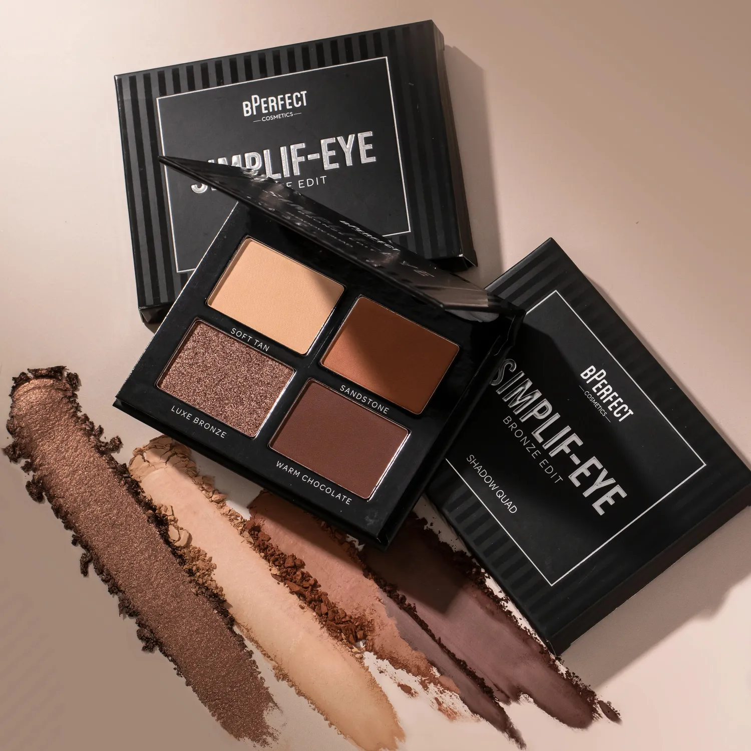 BPerfect Simplif-EYE Bronze Edit oogschaduwpalette 12g mat