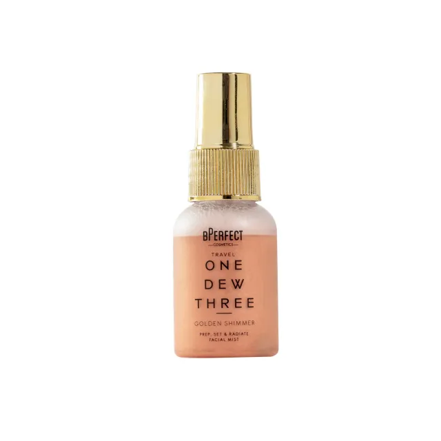 BPerfect One Dew Three Shimmer setting spray 30ml glowy