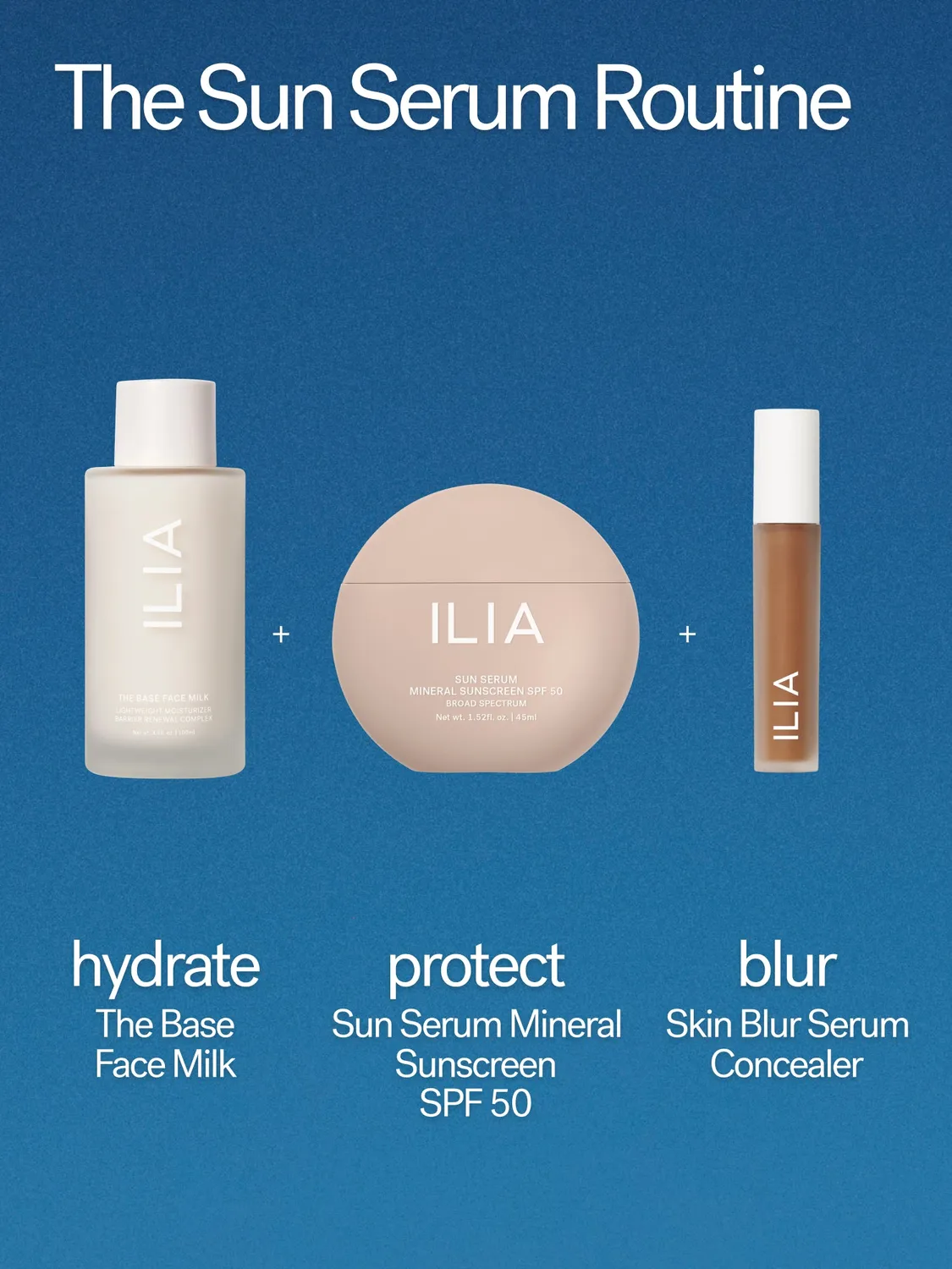 ILIA Sun Serum Mineral Sunscreen SPF50 gezicht 45ml