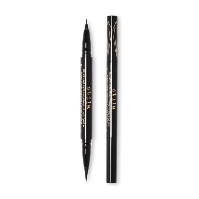 Stila Stay All Day Dual-Ended liquid eyeliner Intense Black waterproof