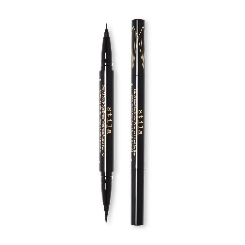 Stila Stay All Day Dual-Ended liquid eyeliner Intense Black waterproof
