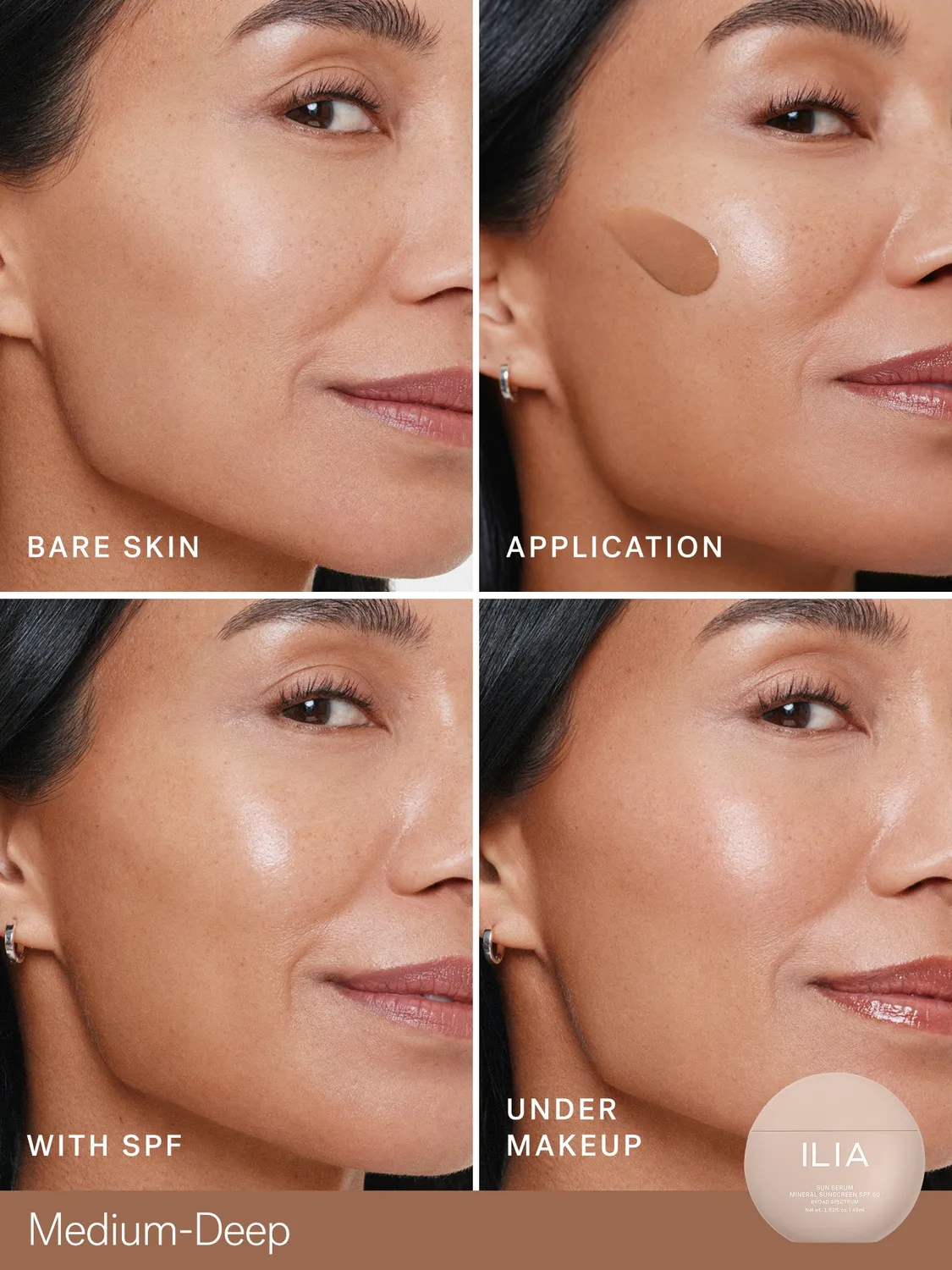 ILIA Sunscreen + Color Routine set SPF50 4-delig