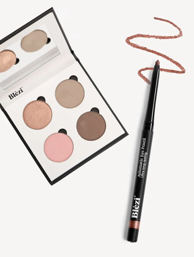 Blezi Blue Eyes Vivid Eye Make-up Set Brons Oogschaduw Palette