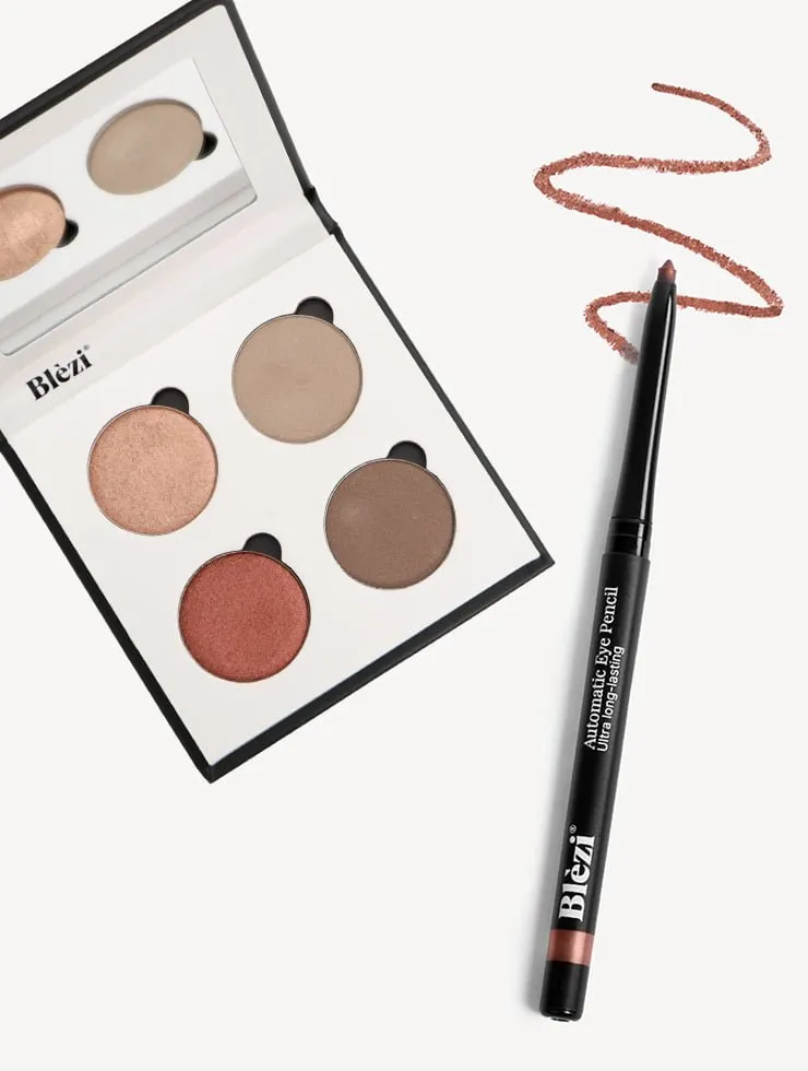 Blezi Brown Eyes Natural oogmake-up set bruine ogen 2-delig