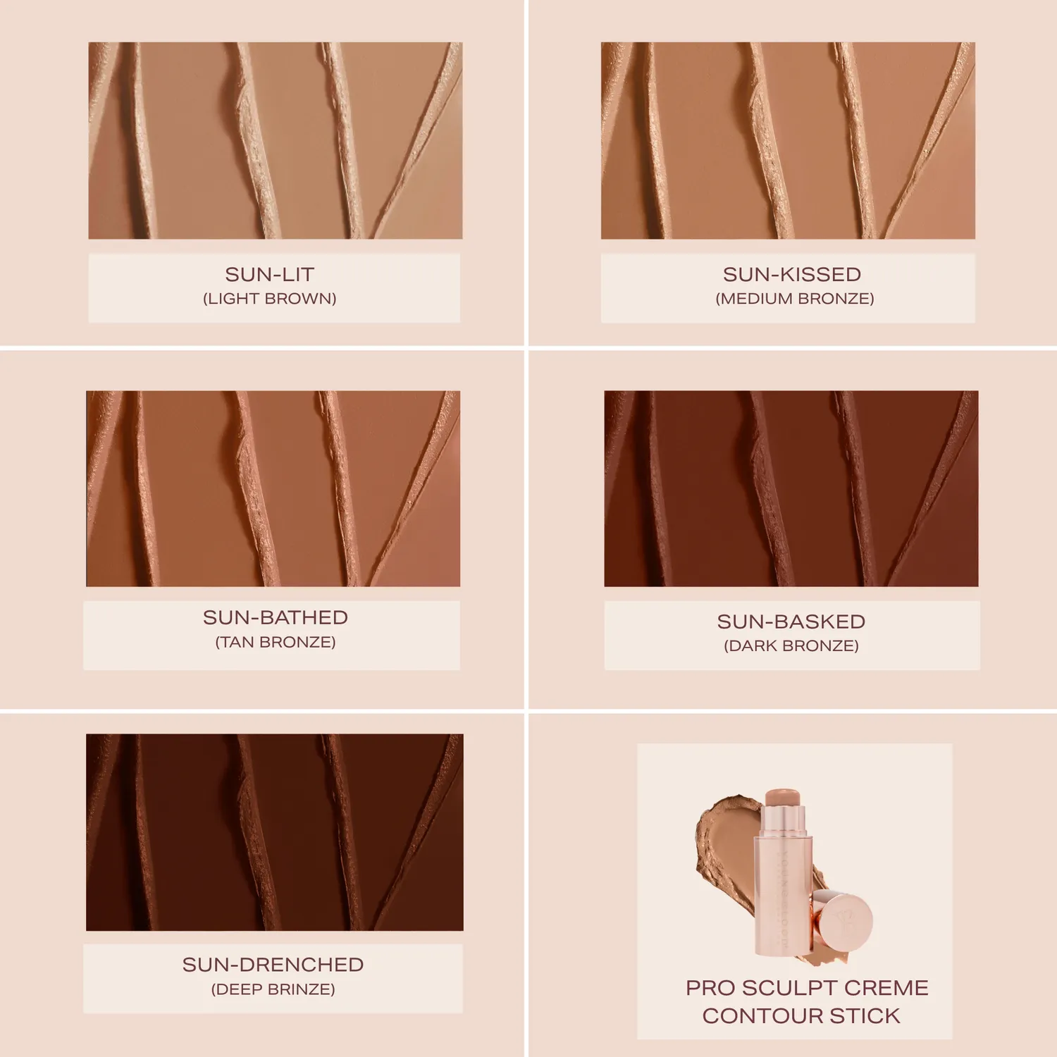 Youngblood Pro Sculpt Crème Contour Stick Sun-Lit