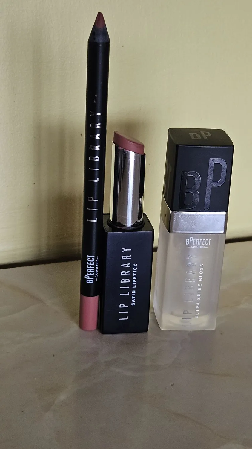 BPerfect Lip Library Perfect Trio lipset liner lipstick gloss