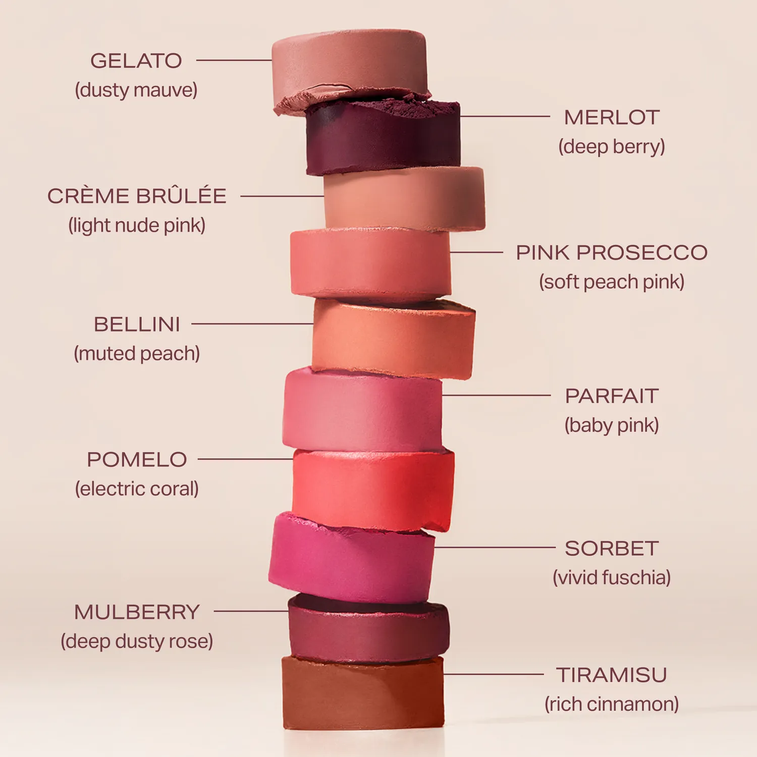 Youngblood Essential Cheek Trio crème sticks 3 stuks hyaluronzuur