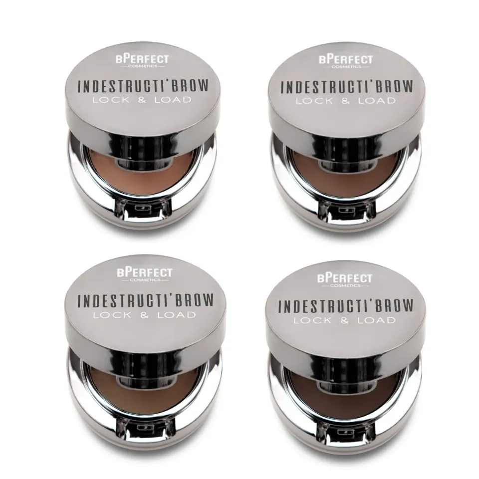 BPerfect IndestructiBrow Lock & Load PRO wenkbrauwset 4 duo's