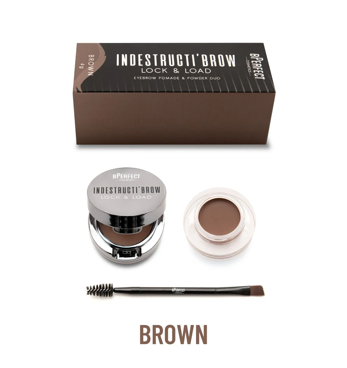BPerfect IndestructiBrow wenkbrauwset pomade poeder complete