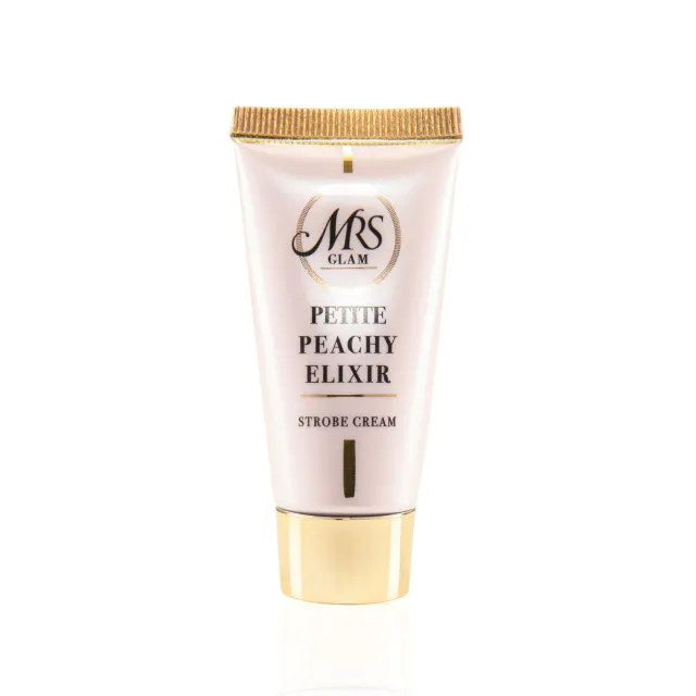 BPerfect Mrs Glam Peachy Elixir strobe cream 20ml peach-gold